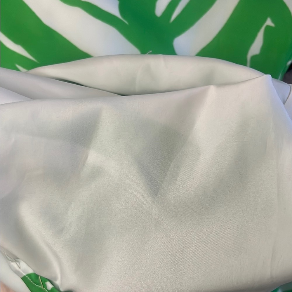 Lilly Pulitzer Green and White Leaf Print Dress - Picture 5 of 6